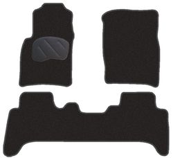 JGO. ALFOMBRAS PREMIUM NEGRA MOD. LAND CRUISER HDJ 80 (90-96) 3/5P