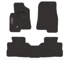 JGO. ALFOMBRAS PREMIUM NEGRA MOD.  MITSUBISHI MONTERO C/L  3ª SERIE (00-07)