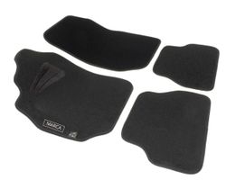 JGO. ALFOMBRAS PREMIUM NEGRA MOD.  NISSAN ALMERA (00-)