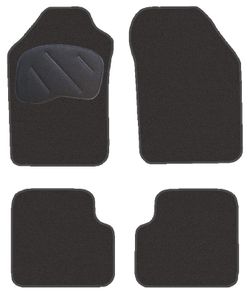 JGO. ALFOMBRAS PREMIUM NEGRA MOD.  NISSAN MICRA (92-02)