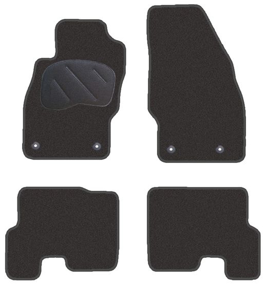 JGO. ALFOMBRAS PREMIUM NEGRA MOD. OPEL CORSA E 5P 2014-