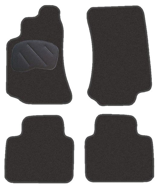 JGO. ALFOMBRAS PREMIUM NEGRA MOD.  OPEL OMEGA (88-)