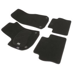 JGO. ALFOMBRAS PREMIUM NEGRA MOD.  OPEL ZAFIRA II (9/05-) con fijación específica