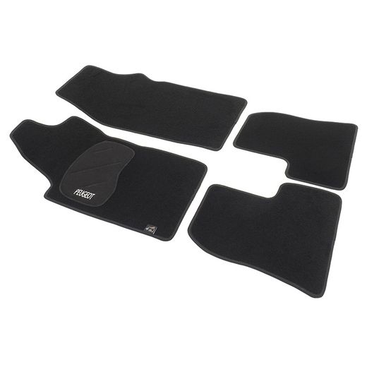 JGO. ALFOMBRAS PREMIUM NEGRA MOD.  PEUGEOT 206