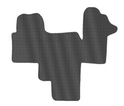 JGO. ALFOMBRAS PREMIUM NEGRA MOD. RENAULT MASTER II AUTOCARAVANA (97-10 ) -1FP