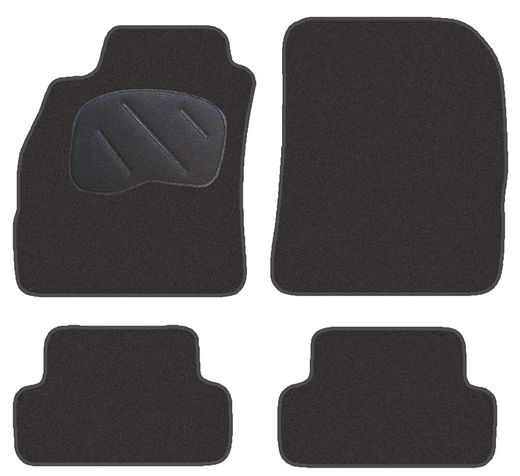 JGO. ALFOMBRAS PREMIUM NEGRA MOD. RENAULT MEGANE CC (08)