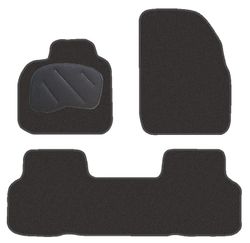 JGO. ALFOMBRAS PREMIUM NEGRA MOD.  RENAULT MEGANE SCENIC II (5/03-09) - RX4 /