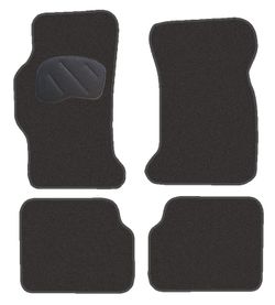 JGO. ALFOMBRAS PREMIUM NEGRA MOD. ROVER 600