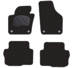 JGO. ALFOMBRAS PREMIUM NEGRA MOD. SEAT ALHAMBRA (10-) 5PL.  S/MALETERO