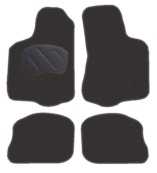 JGO. ALFOMBRAS PREMIUM NEGRA MOD.  SEAT INCA
