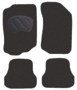 JGO. ALFOMBRAS PREMIUM NEGRA MOD.  SEAT TOLEDO (2/91-98)