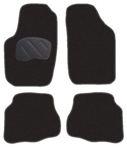 JGO. ALFOMBRAS PREMIUM NEGRA MOD. SKODA FABIA (-06)