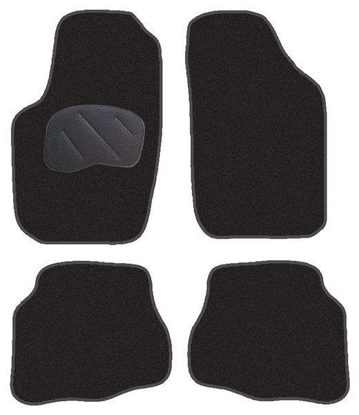 JGO. ALFOMBRAS PREMIUM NEGRA MOD. SKODA FABIA (-06)