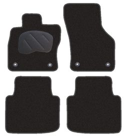 JGO. ALFOMBRAS PREMIUM NEGRA MOD. SKODA SUPERB III