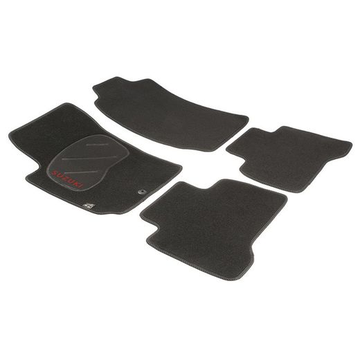 JGO. ALFOMBRAS PREMIUM NEGRA MOD.  SUZUKI VITARA (05-) con fijación ollao para