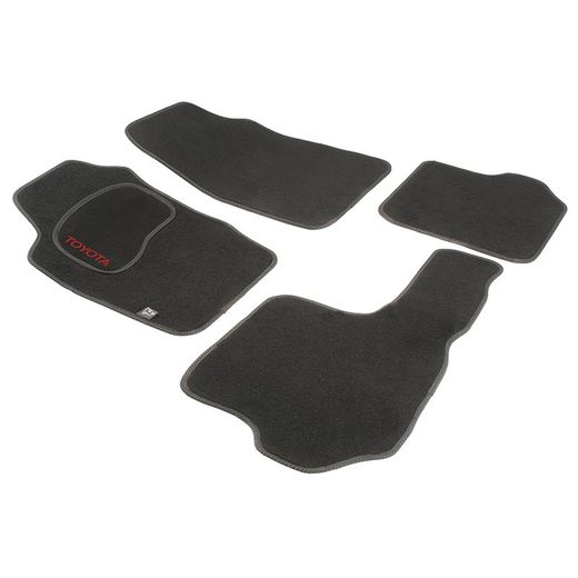 JGO. ALFOMBRAS PREMIUM NEGRA MOD. TOYOTA RAV-4 (4/94-7/00)