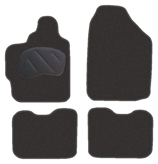 JGO. ALFOMBRAS PREMIUM NEGRA MOD. TOYOTA YARIS XP90 (05-10)