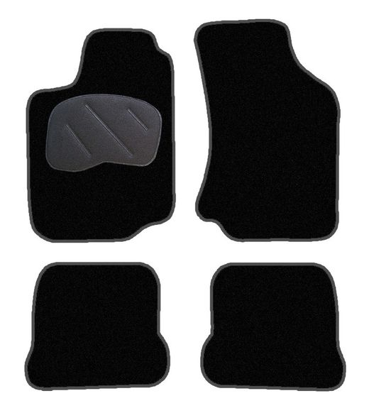 JGO. ALFOMBRAS PREMIUM NEGRA MOD. VOLKSWAGEN GOLF III