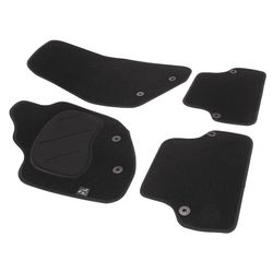 JGO. ALFOMBRAS PREMIUM NEGRA MOD.  VOLVO S60 con fijación específica botón - 2