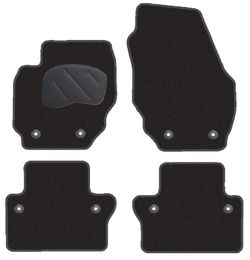 JGO. ALFOMBRAS PREMIUM NEGRA MOD.  VOLVO XC70 ( 07- ) con fijación específica