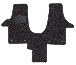 JGO. ALFOMBRAS PREMIUM NEGRA MOD.  VW. T6 ( ZONA DELANTERA CONFORT )
