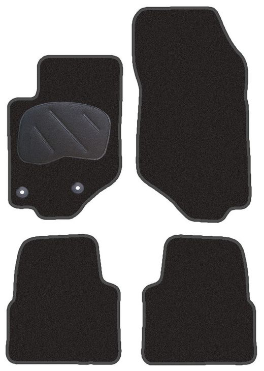JGO. ALFOMBRAS PREMIUN NEGRA MOD. PEUGEOT 2008 II (2020-) 2F - 2P