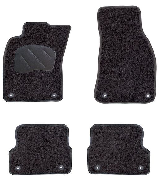 JGO. TAPETE PRETO PRIVILEGE MOD. AUDI A-6 (06-11) com montagem específica