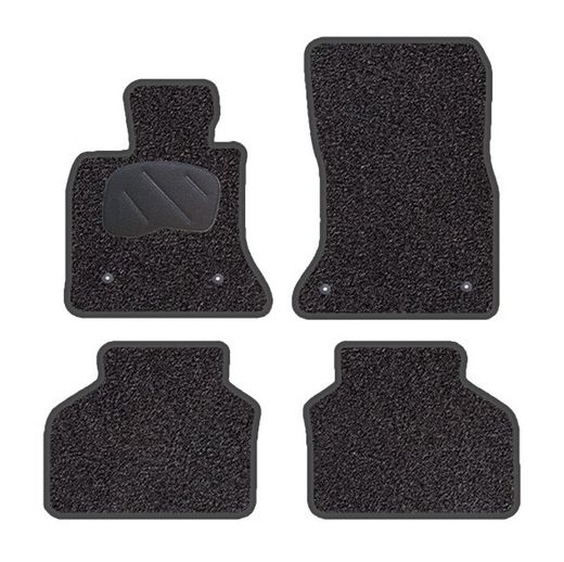 JGO. TAPETE PRETO PRIVILEGE MOD. BMW SÉRIE 5 GT F07 com fecho de velcro
