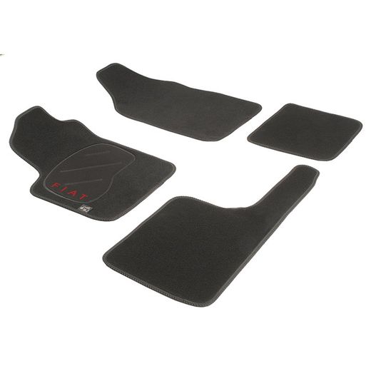 JGO. TAPETE PRETO PRIVILEGE MOD. FIAT PANDA (03-)