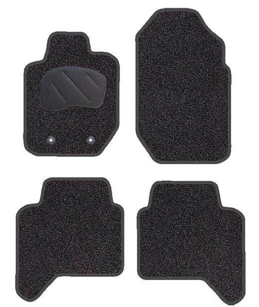 JGO. TAPETE PRETO PRIVILEGE MOD. FORD RANGER (11-15) 2F - 2P