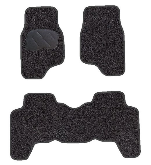 JGO. TAPETE PRETO PRIVILEGE MOD. GALLOPER SUPER EXCESSO LONGO (98-)