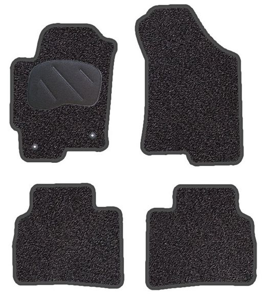 JGO. TAPETE PRETO PRIVILEGE MOD. HYUNDAI ELANTRA (11/00-) com montagem