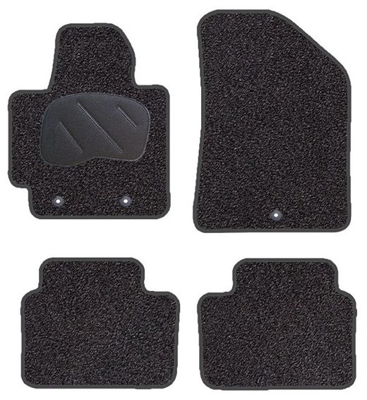 JGO. TAPETE PRETO PRIVILEGE MOD. KIA SOUL II (14-)