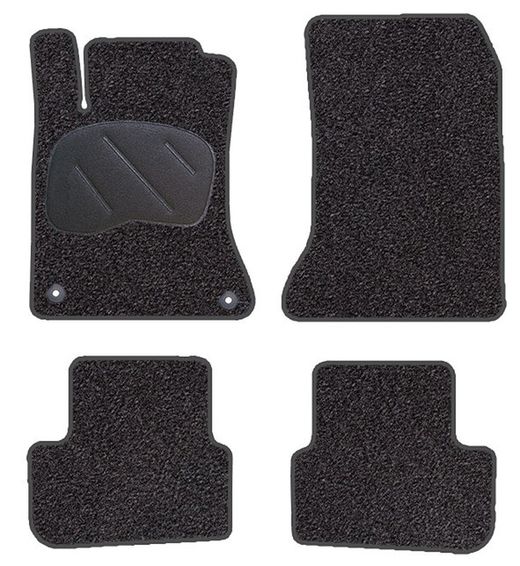 JGO. TAPETE PRETO PRIVILEGE MOD. MERCEDES A-CLASS C.176 (12-) com
