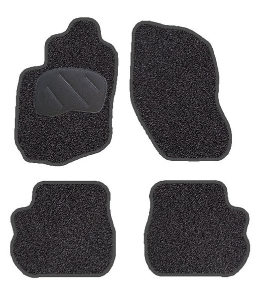 JGO. TAPETE PRETO PRIVILEGE MOD. MITSUBISHI COLT (01-03)