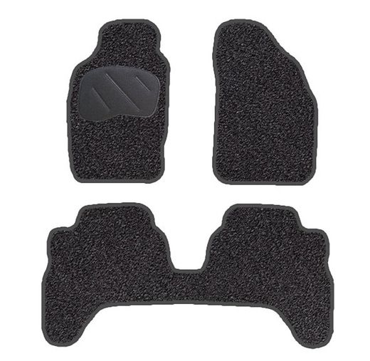 JGO. TAPETE PRETO PRIVILEGE MOD. MITSUBISHI L-200 CABINA DUPLA 97-06