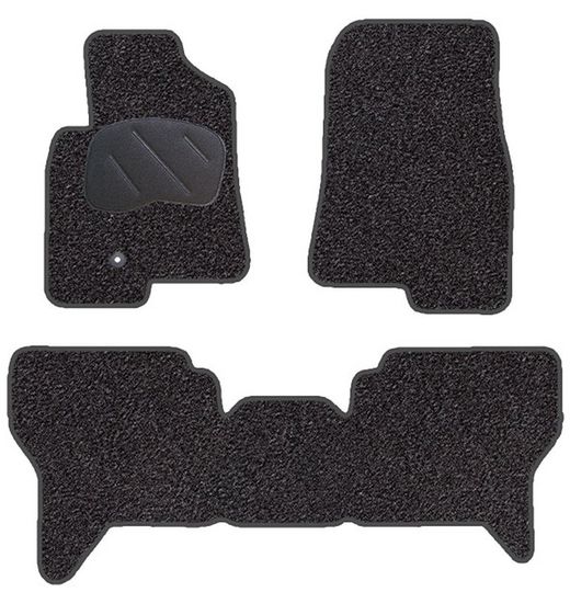 JGO. TAPETE PRETO PRIVILEGE MOD. MITSUBISHI MONTERO / PAJERO III V60 (00-06) 2FP - 1P
