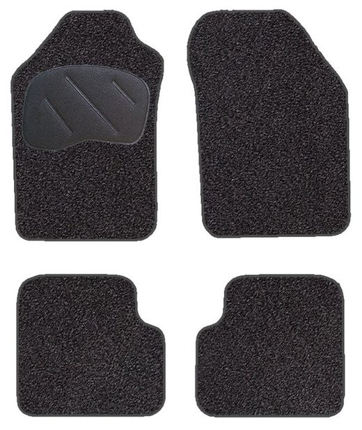 JGO. TAPETE PRETO PRIVILEGE MOD. NISSAN MICRA (92-02)