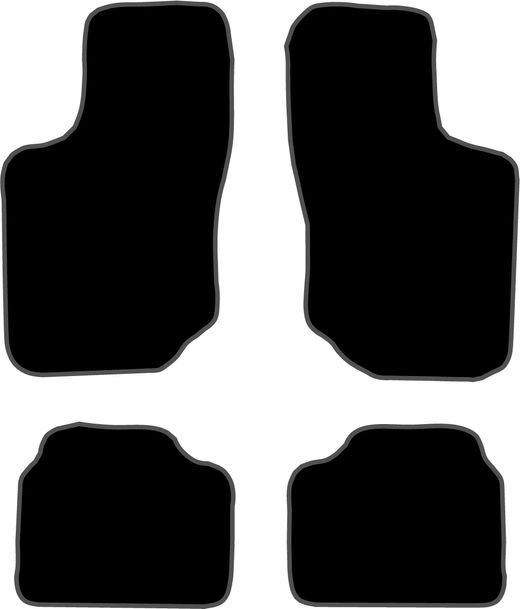 JGO. TAPETE PRETO PRIVILEGE MOD. OPEL CORSA B (93-98)