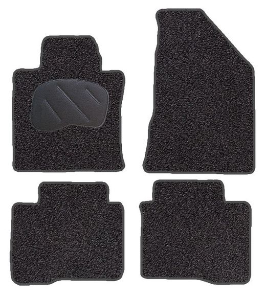 Conjunto De Tapetes Pretos Privilege, Ssangyong Korando C300 Modelo 2019-> 2f