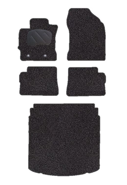 JGO. TAPETE PRETO PRIVILEGE MOD. TOYOTA AURIS II TOURING SPORTS E180 (2015-) / 2F+M