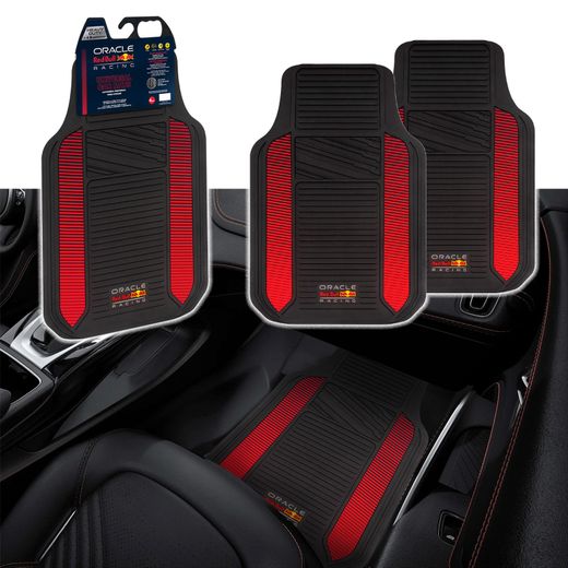 2 ALFOMBRAS PVC RED BULL "HEAVY DUTY" DELANTERAS BLACK/RED 001 (6)