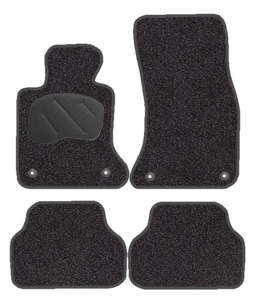 JGO. SELECIONE TAPETES PRETOS MOD. BMW SÉRIE 5 (E60 / E61) (03-10) 2F - 2P+ 2C