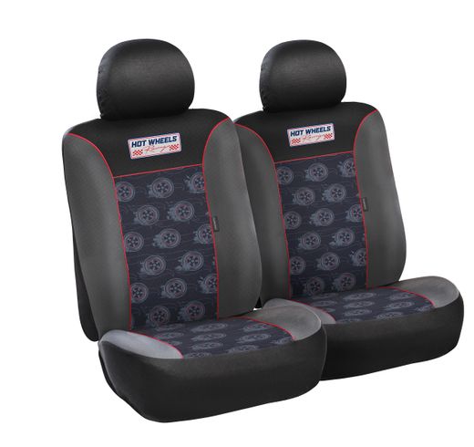 JGO FUNDAS ASIENTOS 10 PIEZAS HOT WHEELS NEGRO-ROJO (6)