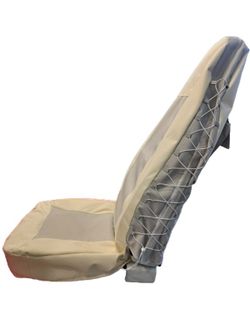JGO. FUNDAS INTERIORES DELANTERAS "DAKAR" BEIGE IMPERMEABLES, AJUSTABLES