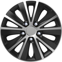 JGO. RAPIDE NC SB 15" TAMPAS DE RODA PRETO-PRATA EMBALAGEM DA CAIXA