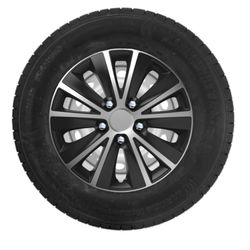 JGO. RAPIDE NC SB 15" TAMPAS DE RODA PRETO-PRATA EMBALAGEM DA CAIXA