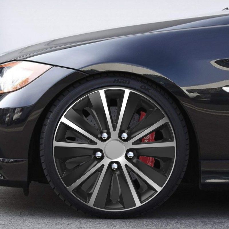 JGO. TAPACUBOS RAPIDE NC SB 15" COLOR BLACK-SILVER ENVASE CAJA