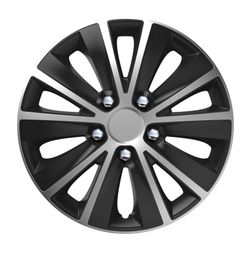 JGO. RAPIDE NC SB 15" TAMPAS DE RODA PRETO-PRATA EMBALAGEM DA CAIXA