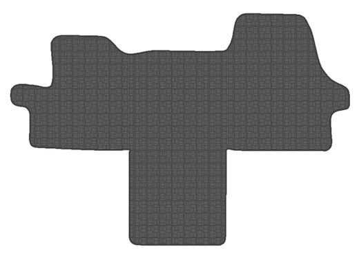 JGO.ALFOMBRAS GOMA MOD. FIAT DUCATO III 06- PARTE DELANTERA